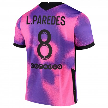 Billiga Fotbollströjor Paris Saint-Germain Leandro Paredes 8 Fourth Jordan tröja 2021 Kortärmad
